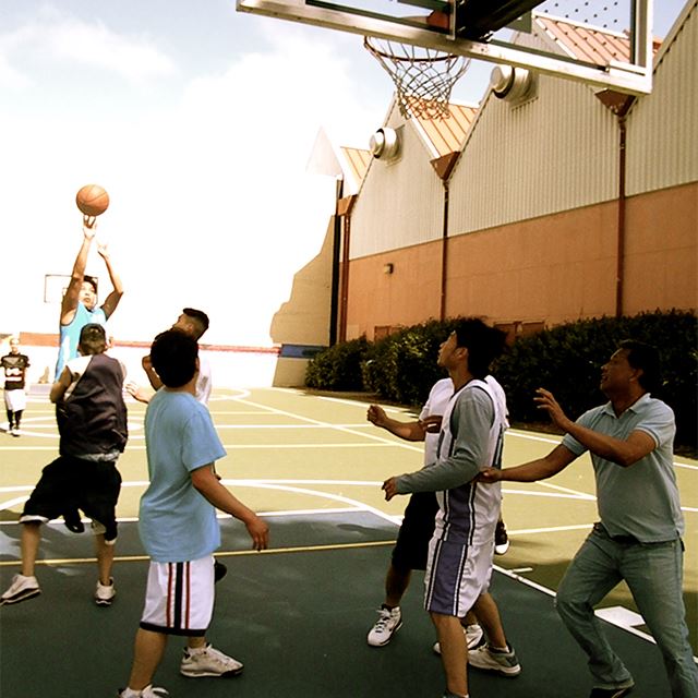 Gene Friend Rec Center basketball players
