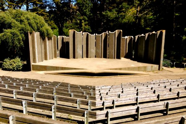 View from mid section seating area