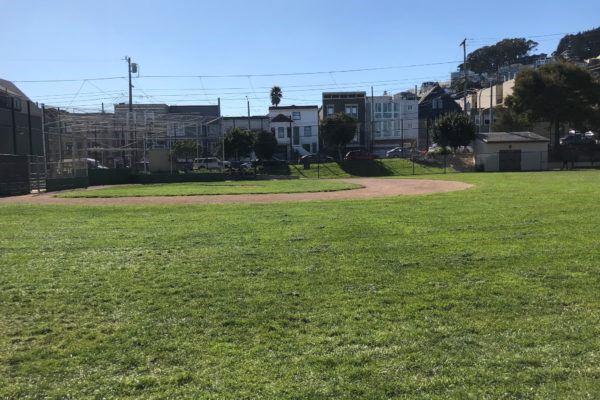 Far View of Upper Noe Baseball Diamond