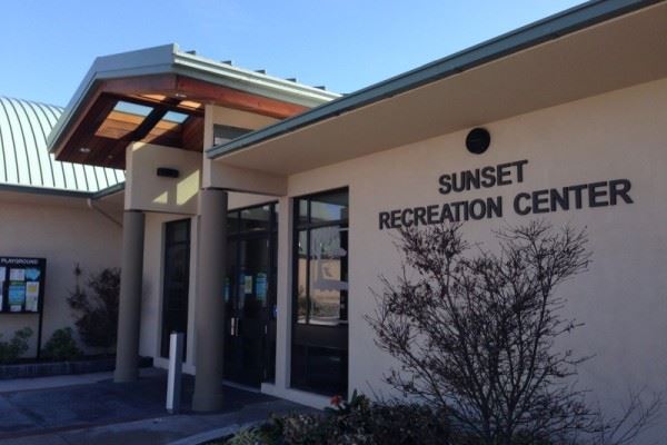 Welcome to Sunset Recreation Center Entrance