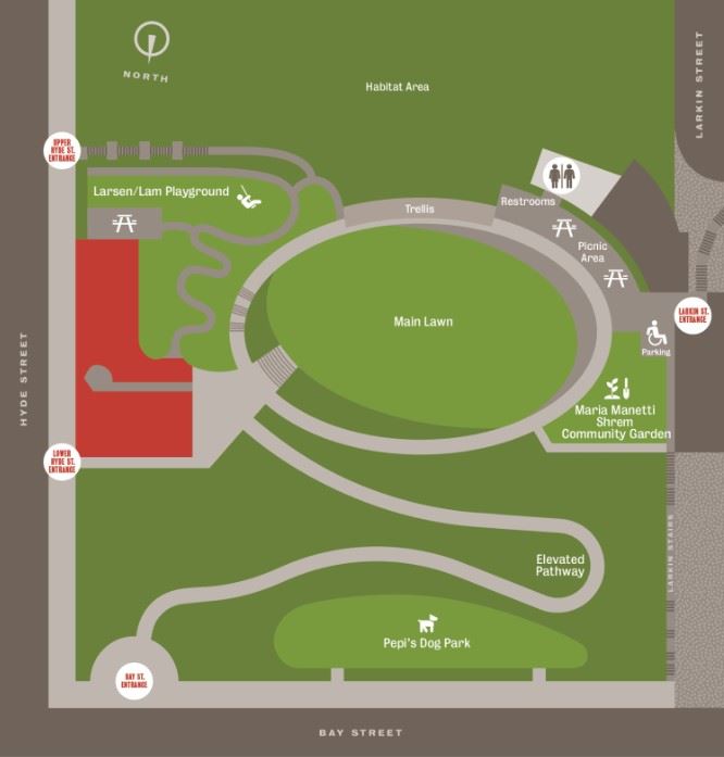 francisco park map