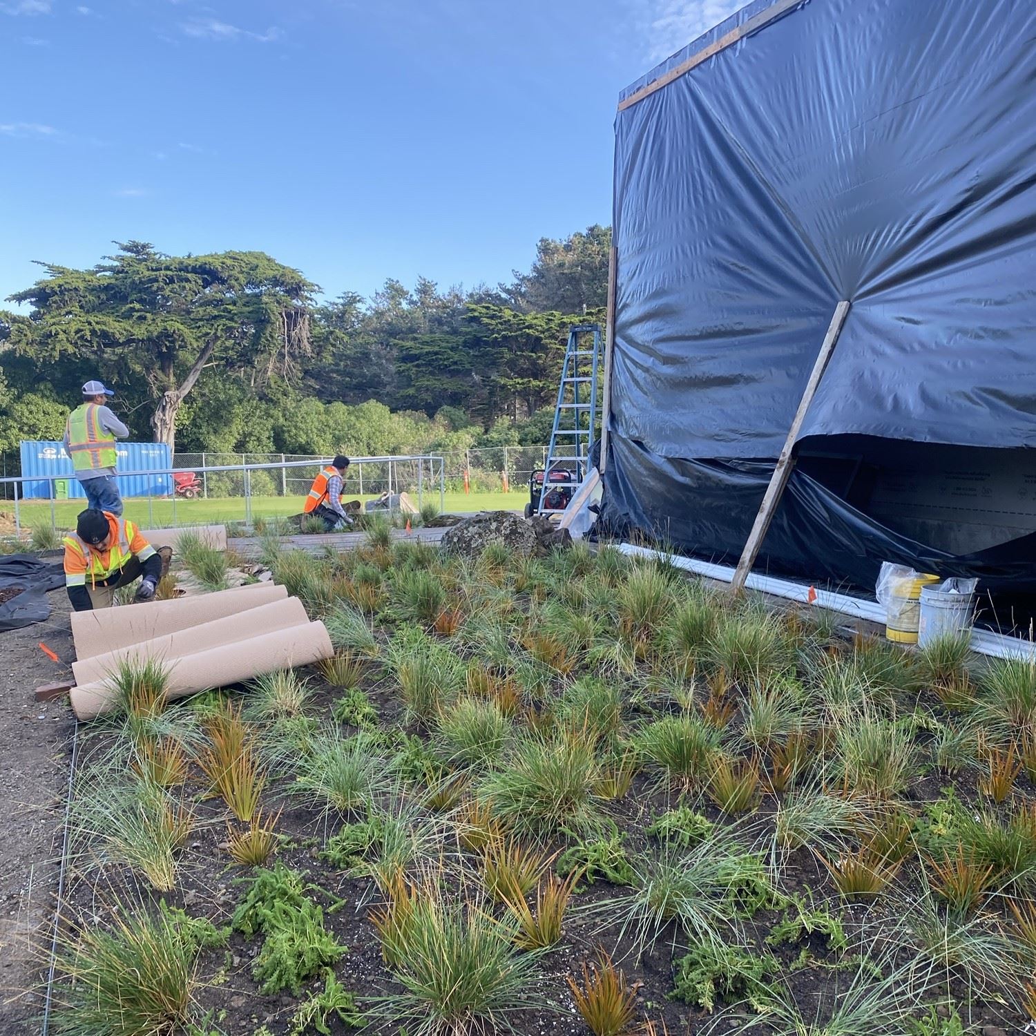 Golden Gate Park Golf Clubhouse construction December 2023 (1)