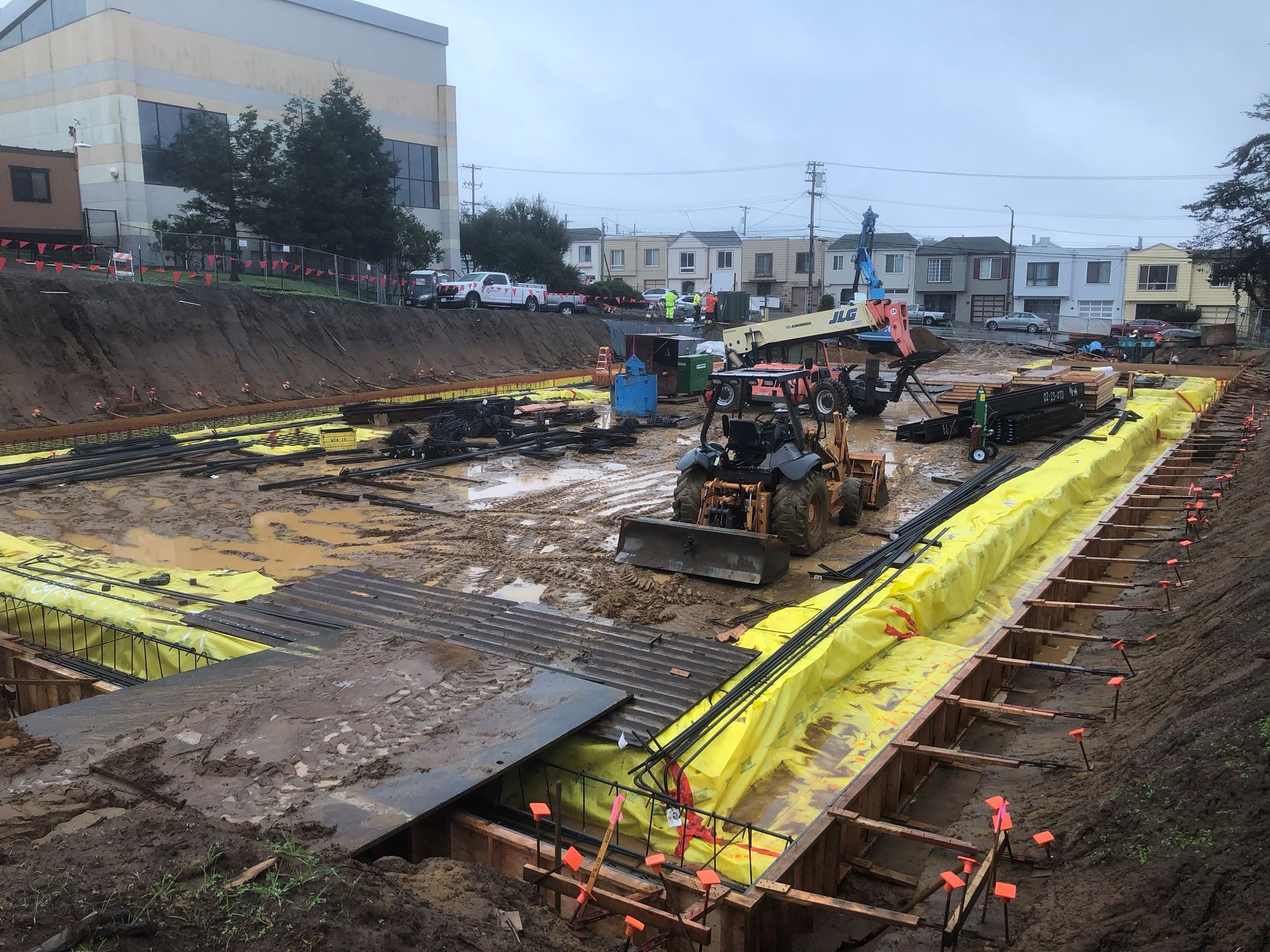 Herz Rec Center construction December 2023