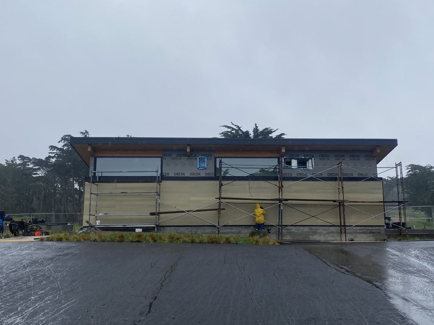 Golden Gate Park Golf Course Clubhouse construction January 2024 - Exterior 2
