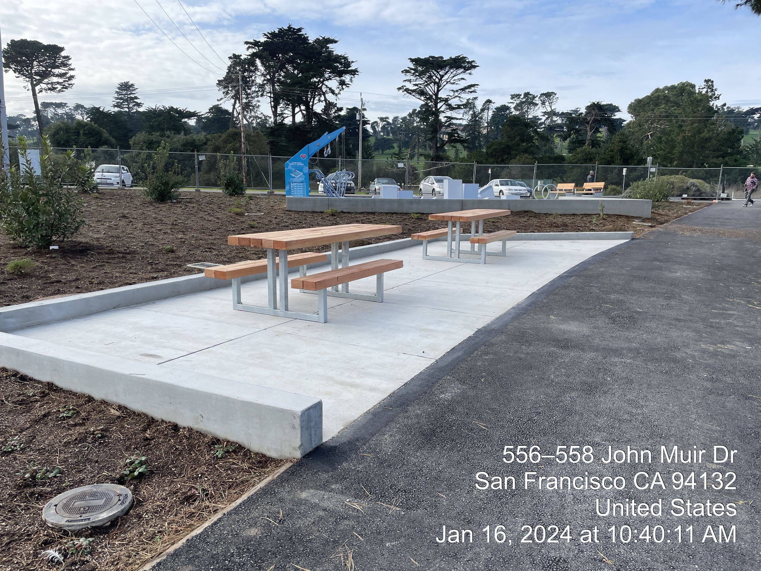 Lake Merced - construction January 2024
