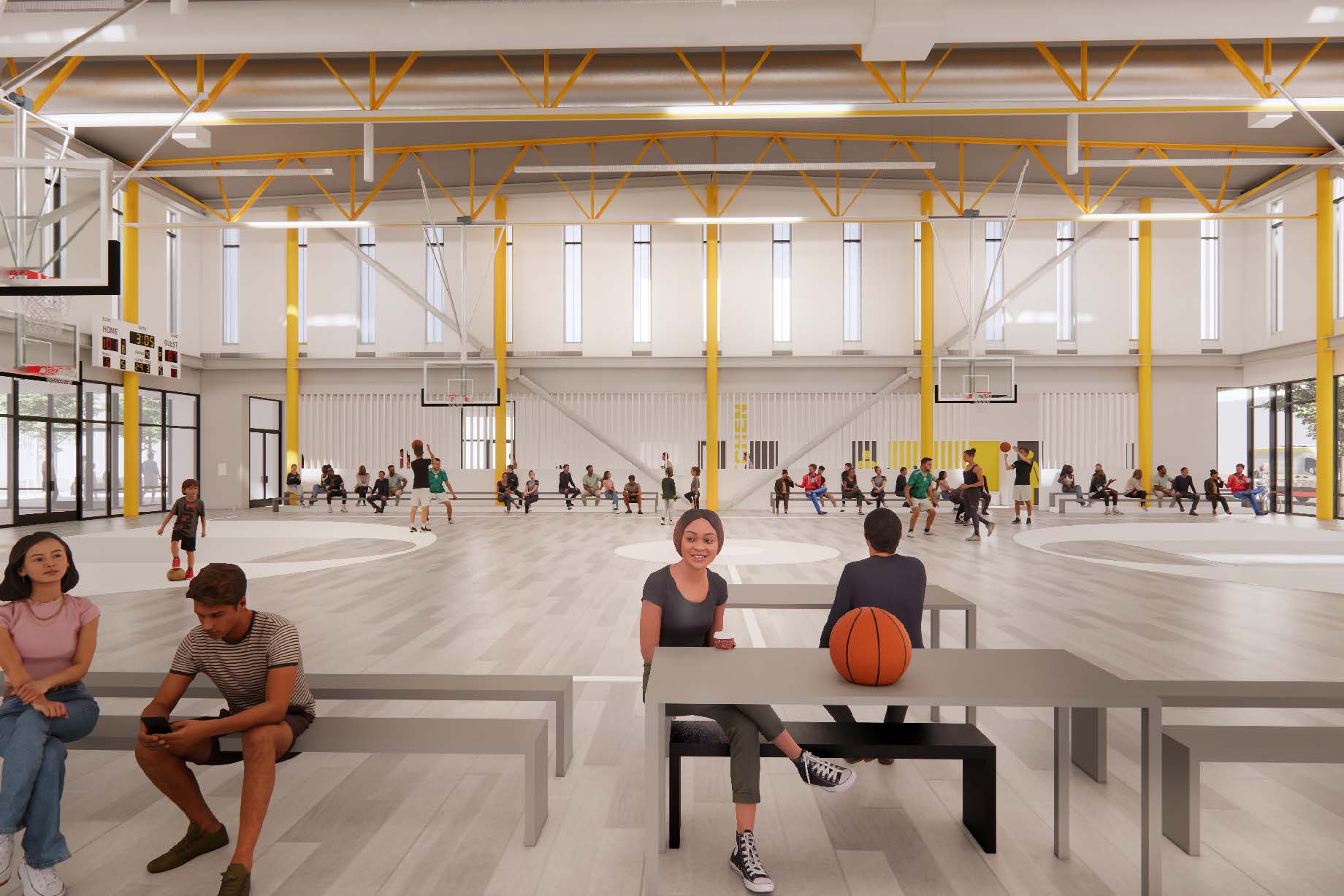 Gene Friend concept rendering gym