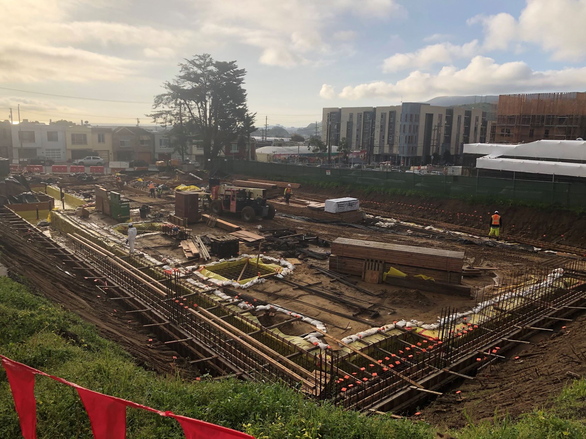 Herz Rec Center construction - February 2024