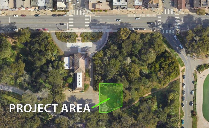 GGP-Senior Center aerial view of project area