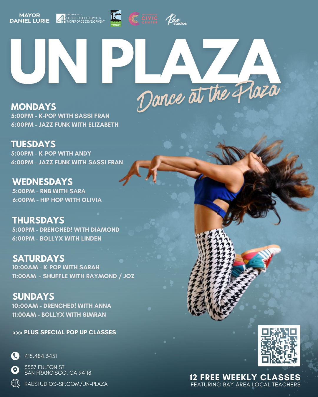 Rae Studios Free Fitness Classes 2026